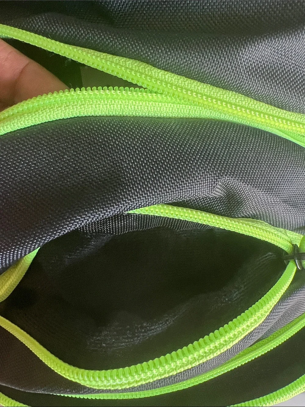 adidas Black and Neon Green Men's Backpack
